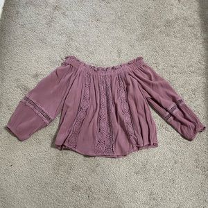 American Eagle off the shoulder top